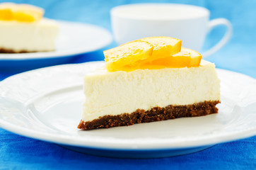 slice of new York cheesecake