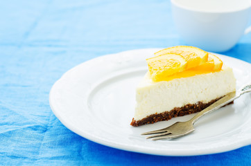 slice of new York cheesecake