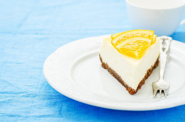 slice of new York cheesecake