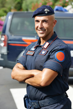 Italian policeman carabinier