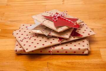 Wrapped gifts Christmas present