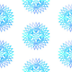 seamless snowflake pattern