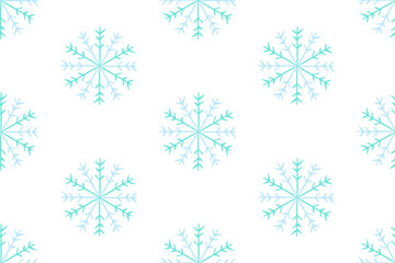 Fototapeta na wymiar seamless snowflake pattern
