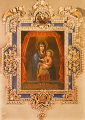 Fototapeta na wymiar Seville - Madonna in Iglesia de Santa Maria Magdalena