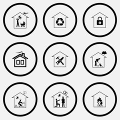 family home, protection of nature, bank, workshop, home cat, hom