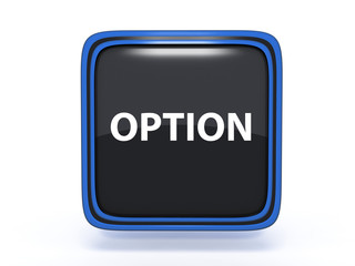 option square icon on white background