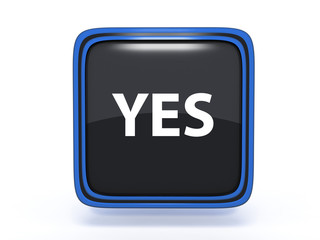 yes square icon on white background