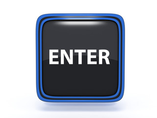 enter square icon on white background