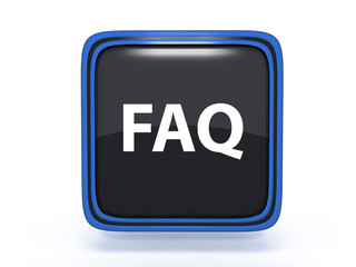 faq square icon on white background