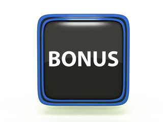 bonus square icon on white background