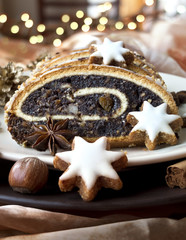 Christmas dish - poppy cake