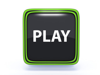 play square icon on white background