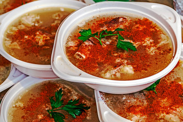 Romanian jelly aspic