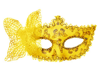 Carnival mask. Isolated on white background.