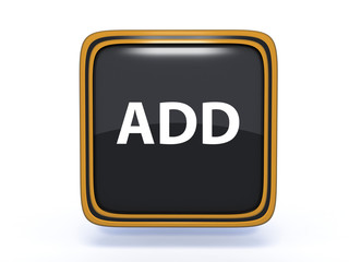 add square icon on white background