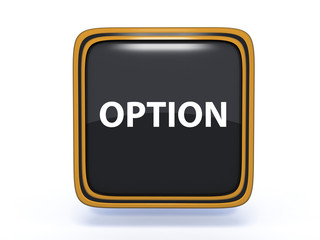 option square icon on white background