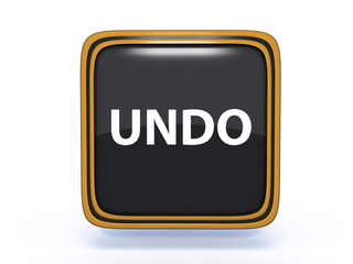undo square icon on white background