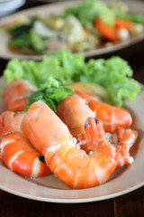 Baked Salted Prawns