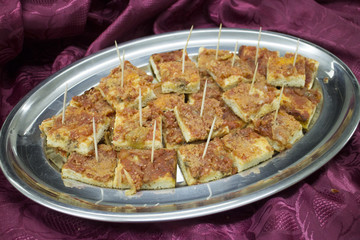 vassoio di pizza per buffet
