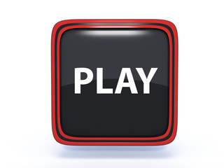 play square icon on white background