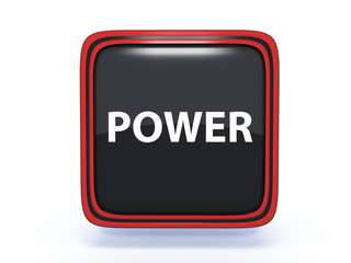 power square icon on white background