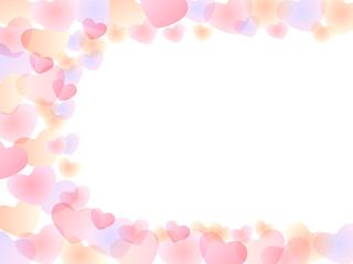 バレンタイン　ハート　背景