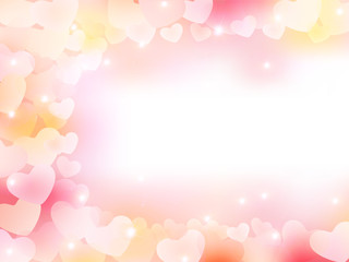 バレンタイン　ハート　背景