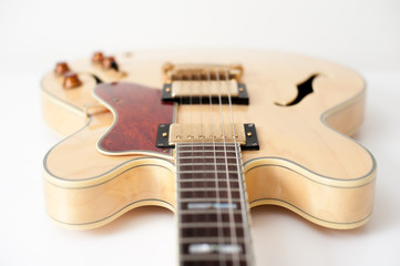 Fototapeta na wymiar Detail of electric guitar