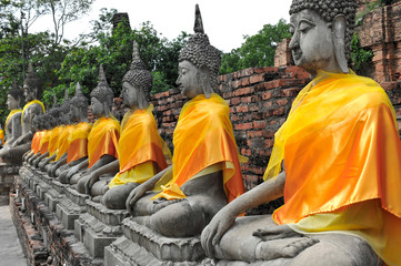 Buddha at wat Yai Chaimaongkol