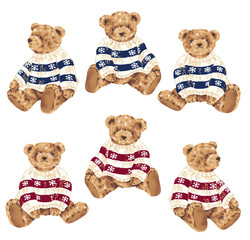 Naklejka premium 可愛い熊