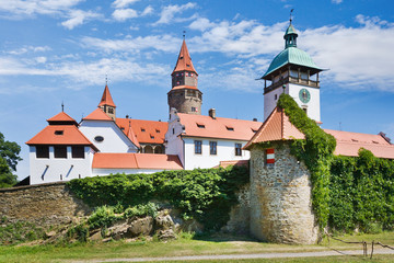 Fototapeta na wymiar castle Bouzov, South Moravia region, Czech republic.