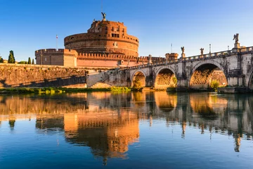 Foto auf Acrylglas Castel Sant Angelo, Rom, Italien © ecstk22