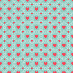 Valentine hearts background