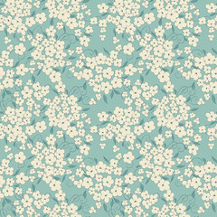 little flowers seamless vector pattern