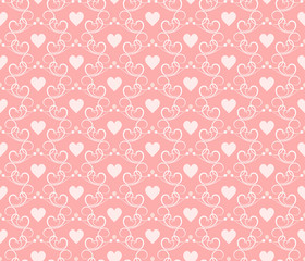 Valentine hearts background