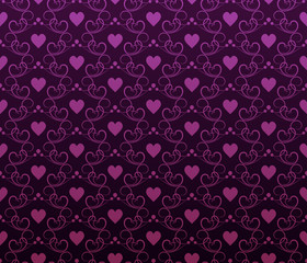Valentine hearts background