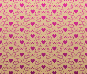 Valentine hearts background