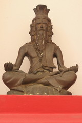 Rishi brass statue with the four face