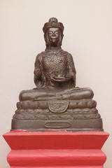 Sculpture on bronze of The monkey king or Sun Wukong