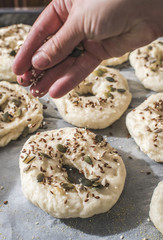 Baking of bagels