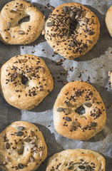 Baking of bagels