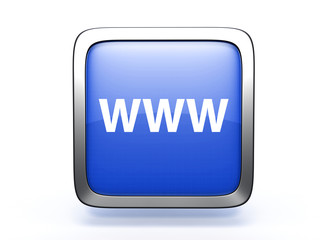 www square icon on white background