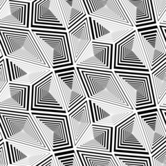 Abstract Geometric Triangular Vector Seamless Pattern