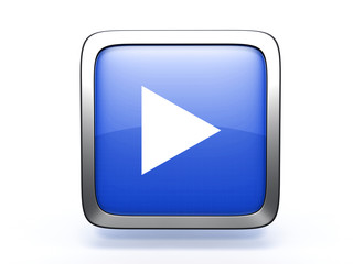 play square icon on white background