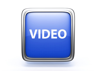 video square icon on white background