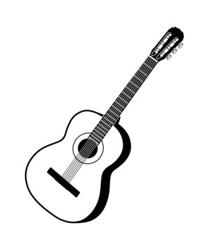 İll&uuml;strasyon; Gitar