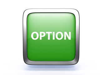 option square icon on white background