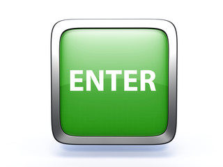 enter square icon on white background