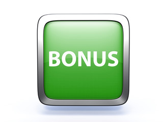 bonus square icon on white background