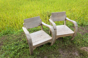 Wooden chairs